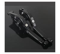CNC Plegable Maneta Embrague Freno Moto para NMAX160 para NMAX155 para NMAX125 NMAX 160/155/125 2015-2024 Palanca De Embrague Freno Ajustable para Motocicleta(Black)