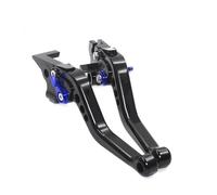 CNC Plegable Maneta Embrague Freno Moto para Vulcan para S 650 2015 2016 2017 2018 Manetas De Embrague De Freno Cortas para Motocicleta(Black-C)