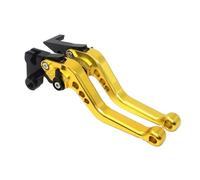 CNC Plegable Maneta Embrague Freno Moto para Z750 Z 750 2004 2005 2006 F14 K750 Accesorios De Motocicleta Palancas Embrague Freno Corto Aluminio(Gold)