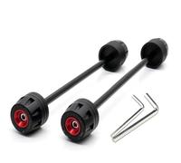 CNC Protector Horquilla Delantera Trasera Motocicleta para Aprilia SL 750 Shiver 2007-2014 para Dorsoduro 2007-2013 Deslizadore Chasis Tapa Deslizante Eje Rueda Delantera