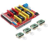 CNC Shield V3 Expansion Board + 4pcs A4988 (green color) Stepper Motor Driver for 3D Printer