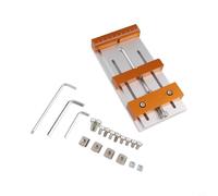 CNC - Tornillo de banco de trabajo para fresadoras CNC de escritorio 3018/4040, dispositivo de sujeción de aluminio con ranura en T, máx. 136 mm, para madera, metal y plástico
