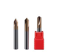 CNC Tungsten Solid Carbide Countersink Drill Bit HRC55 Chamfer Milling Cutter for Steel, 60 90 120 Degree Deburring End Mill 1Pcs(12mm(90 Degree))