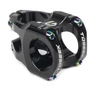 CNC - Vástago de manillar de bicicleta corto de 35 mm para horquilla DH AM MTB y bicicleta de carretera, diámetro de abrazadera de 31,8 mm, para horquilla delantera de 1-1/8 pulgadas, hueco ligero