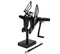 CNC Z750 04-06 Reposapiés ajustable para motocicleta, estriberas para Z750 2004 2005 2006 Black