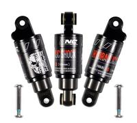 CNCLOL Amortiguador Trasero Bicicleta,Amortiguador Hidráulico 120mm 125mm 150mm 165mm 185mm 190mm 200mm, Suspensión Trasera Bici para Montaña,Scooter,Patinete Electrico,ebike,Eléctrica,125x750Lbs.