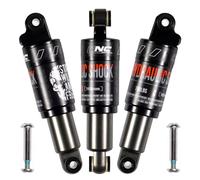 CNCLOL Amortiguador Trasero Bicicleta,Amortiguador Hidráulico 120mm 125mm 150mm 165mm 185mm 190mm 200mm, Suspensión Trasera Bici para Montaña,Scooter,Patinete Electrico,ebike,Eléctrica,165x750Lbs.