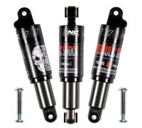 CNCLOL Amortiguador Trasero Bicicleta,Amortiguador Hidráulico 120mm 125mm 150mm 165mm 185mm 190mm 200mm, Suspensión Trasera Bici para Montaña,Scooter,Patinete Electrico,ebike,Eléctrica,185x1000Lbs.