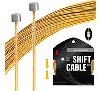 CNCLOL Cable de conmutación universal para bicicleta, para Shimano/Sram 1,2 x 3000 mm, 1 unidad (dorado)