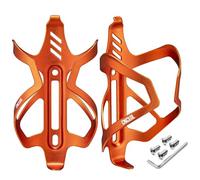 CNCLOL Portabidones de Bicicleta,Soporte Agua Bicicleta,Portabidon MTB-Aluminio Soporte Botella,Ultraligeros Portabotellas Bici para Carreteras,Montaña Porta bidón,Negro/Rojo/Azul/Naranja/Morado