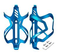 CNCLOL Portabidones de Bicicleta,Soporte Agua Bicicleta,Portabidon MTB-Aluminio Soporte Botella,Ultraligeros Portabotellas Bici para Carreteras,Montaña Porta bidón,Negro/Rojo/Azul/Naranja/Morado