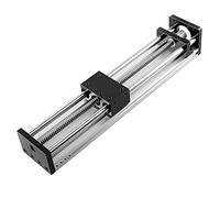CNCMANS 200 mm de longitud de desplazamiento efectivo, husillo de bolas de doble eje óptico SFU1605, 200 mm, actuador lineal, guías lineales, actuador lineal para fresadoras CNC DIY e impresoras 3D