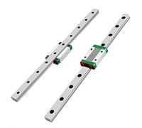 CNCMANS MGN12 250 mm guía lineal lineal en miniatura con 2 unidades MGN12H Carriage Block para máquina CNC y dispositivos automáticos (MGN12H-250 mm H-Type)