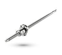 CNCMANS SFU1204 - Husillo roscado de acero inoxidable con extremo mecanizado, longitud de 650 mm, diámetro del tornillo 12 mm, husillo de bolas de alta precisión, piezas CNC para impresora 3D Z Axis
