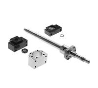 CNCMANS SFU1605 - Juego de husillo de bola (400 mm, con husillo de bola BK12/BF12 y carcasa de tuerca DSG16H, piezas CNC para máquina de grabado)