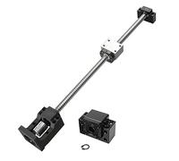 CNCMANS SFU1605 Juego de husillo de bolas de 1000 mm con soporte final BK12/BF12, embrague, carcasa de tuerca DSG16H y soporte de motor para motor paso a paso Nema 23 de 57 mm