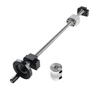CNCMANS SFU1605 - Juego de husillo de bolas de 300 mm, husillo roscado de 16 mm, guía lineal de acero inoxidable con soporte BK12/BF12 + volante de mano de 10 x 80 mm, embrague+carcasa de tuerca