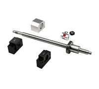 CNCMANS SFU1605/RM1605 - Husillo circular de 1500 mm (59,05 pulgadas), tuerca esférica 1605 + soporte BK/ BF12 + carcasa de tuerca, pieza CNC de 6,35 x 10 mm