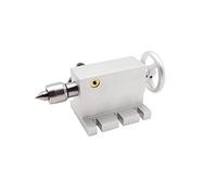 CNCTOPBAOS MT2 - Contrapunto de 65 mm, morse cónico 2 de altura central en vivo, mango de mandril para mesa giratoria, enrutador CNC, máquina de grabado, fresado, torno CNC de 4º eje