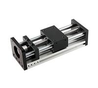 CNCYEAH Accionamiento de husillo de bola de doble onda, carril lineal, guía lineal para la industria de la automatización (barra de tornillo 1605, carril efectivo 100 mm).