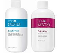 CND, ScrubFresh & Offly Fast Nourishing Remover Quitaesmalte de uñas - 2 x 222 ml.