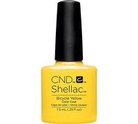 CND Shellac Esmalte de Uñas de Gel, Tono Bicycle Yellow