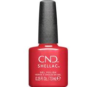 CND Shellac - Esmalte de uñas UV Dragon Slay All Day - Nº 482 rojo brillante - Original CND - Gel barniz - Diseño de uñas - Queen Tessential collection