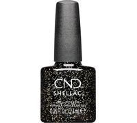 CND Shellac - Esmalte de uñas UV Opulent Onyx - Nº 483 negro brillante - Original CND - Gel barniz - Diseño de uñas - Queen Tessential collection