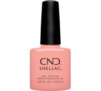 CND Shellac Sunrise Energy - Esmalte de uñas UV semitransparente para efecto jelly Effect, n.º 467 albaricoque, original CND - Esmalte UV - Diseño de uñas - Gleam & Glow Collection