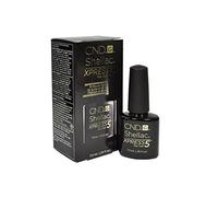 CND Shellac Xpress5 Top Coat - 5 Minute Removal designed specifically for use with the CND SHELLAC brand 14+ day nail color system. - Size 0.25 fl oz / 7.3 ml. by CND Cosmetics