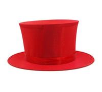 Cndiyald Magician Top Hombo Magicle Magicle Plegable Top Sombrero Halloween Magos de Disfraces Sombrero de Copa Negra con mezzaninos Truco para el Juego de Rendimiento de Mago