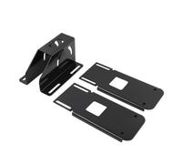 Cndocc35 1 juego de soportes de montaje de carenado ajustables Kit de soporte de hierro negro para motocicleta para Touring Road Gilde 04-13