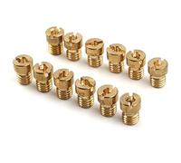 Cndocc35 Paquete de 12 surtidores principales de carburador 75 78 80 82 85 88 90 92 98 100 102 Juego de reemplazo para carburador Dellorto SH1/2, Sha, Phbd, PHBE, PHB, SHB/SHBC, VHB, VHS