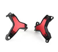 Cndocc35 Protector de la caja de protección de la motocicleta, deslizadores de marco, bloques de almohadillas antichoque para MT09 Tracer 9 20212022 2023, rojo