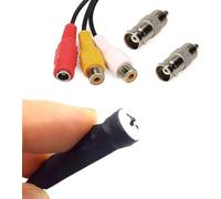 CNDST CCTV HD Mini cámara de Seguridad espía estenopeica de 90 Grados 1000 tvl Tubo Serpiente Oculta, Mini cámara de vigilancia CCTV Mini cámara de Tornillo analógico