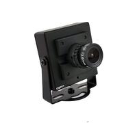 CNDST HD 5MP 1/2.8" Low Lux Starlight 4 en 1 TVI/CVI/AHD/960H CVBS CCTV Mini cámara de Seguridad espía Pinhole para 5MP 4 en 1 TVI/AHD/CVI/CVBS/960H DVR, Lente f3.6mm, CC 12V 2V 1A A