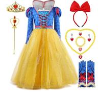 Cnexmin - Disfraz de princesa con aceessories, cosplay, fiesta, Halloween, Navidad, fiesta, carnaval, vestido de noche de cumpleaños, BL002-100 cm
