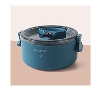 CNfhFRY fiambrera bento, Fiambreras Bento Box de varios compartimentos, material libre BPA, contenedor térmico for alimentos for la oficina(Blue 1)