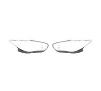 CNHEU Cubierta y Protector de Faros Delanteros Transparentes Estilo OEM for Infiniti QX60 2014-2015. Reemplazo de Carcasa de Vidrio Resistente con protección antirrayas.(Grey Edge A Pair)