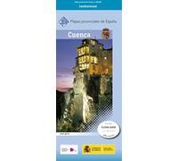 CNIG - Mapa provincial de Cuenca, escala 1:200.000, dimensiones 113 x 100 cm
