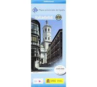 CNIG - Mapa provincial de Valladolid, escala 1:200.000, dimensiones 87 x 97 cm