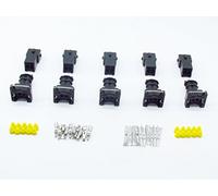 CNKF Bosch EV1 3.5 Series - Conector macho hembra de 2 pines para inyector de combustible, 5 juegos