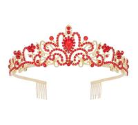 CNLPZGGNL Tiara exquisita de cristal plateado - Corona de princesa para mujeres/niñas, accesorio para el pelo de boda, cumpleaños, baile de graduación