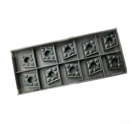 CNMG 120408-TF Insertos de carburo 10PCS | Grado IC907 para torneado CNC | Insertos de corte indexables para metalurgia, semiacabado y acabado |