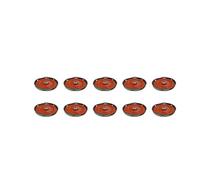 CNMNDE 10 tapas de válvula PCV, compatibles for VW, Sharan, Syncro, A6, A4 1.9 2.0 03G103469H, 03G103469K, 03G103475B Kit de mantenimiento de tapa de culata PCV