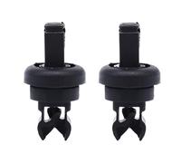 CNMNDE Clips for estante de paquetes, Compatible for Nissan, Qashqai Dualis J10 J11 Note E11 Rogue Sport 79916JD00A Clip de botón para colgar la bandeja trasera(2Pcs)