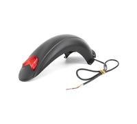 CNMNDE Guardabarros delantero y trasero for patinete eléctrico KuGoo, M4 con kits de luces de freno Guardabarros de 10 pulgadas o piezas de repuesto for protección de neumáticos delanteros Tapa decora