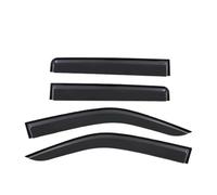 CNMNDE Juego de 4 deflectores lluvia for puerta Nissan Navara D40 (2006-2014), protectores solares deflectores de viento y lluvia