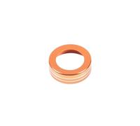 CNMNDE Perilla selectora de modo de conducción for Chevrolet, Corvette C7 2014-2019 Tapa del anillo de la perilla del sistema HVAC del automóvil(Orange)