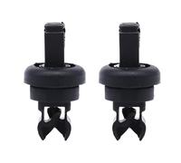 CNMNDE Soporte de Clips for estante paquetes, Compatible for Nissan, Qashqai Dualis J10 J11 Note E11 Rogue Sport 79916JD00A Clip de botón para colgar la bandeja trasera(2Pcs)